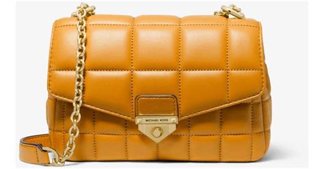 soho small michael kors|michael kors soho quilted bag.